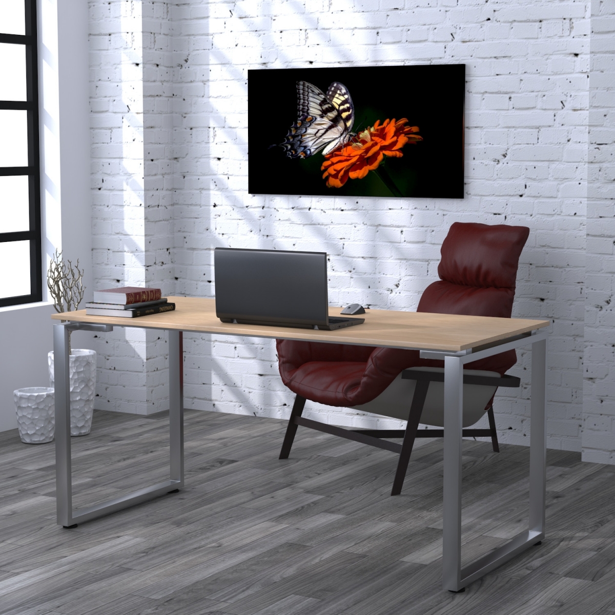 Стол письменный Loft design Q-160 Стол письменный Loft design Q-160