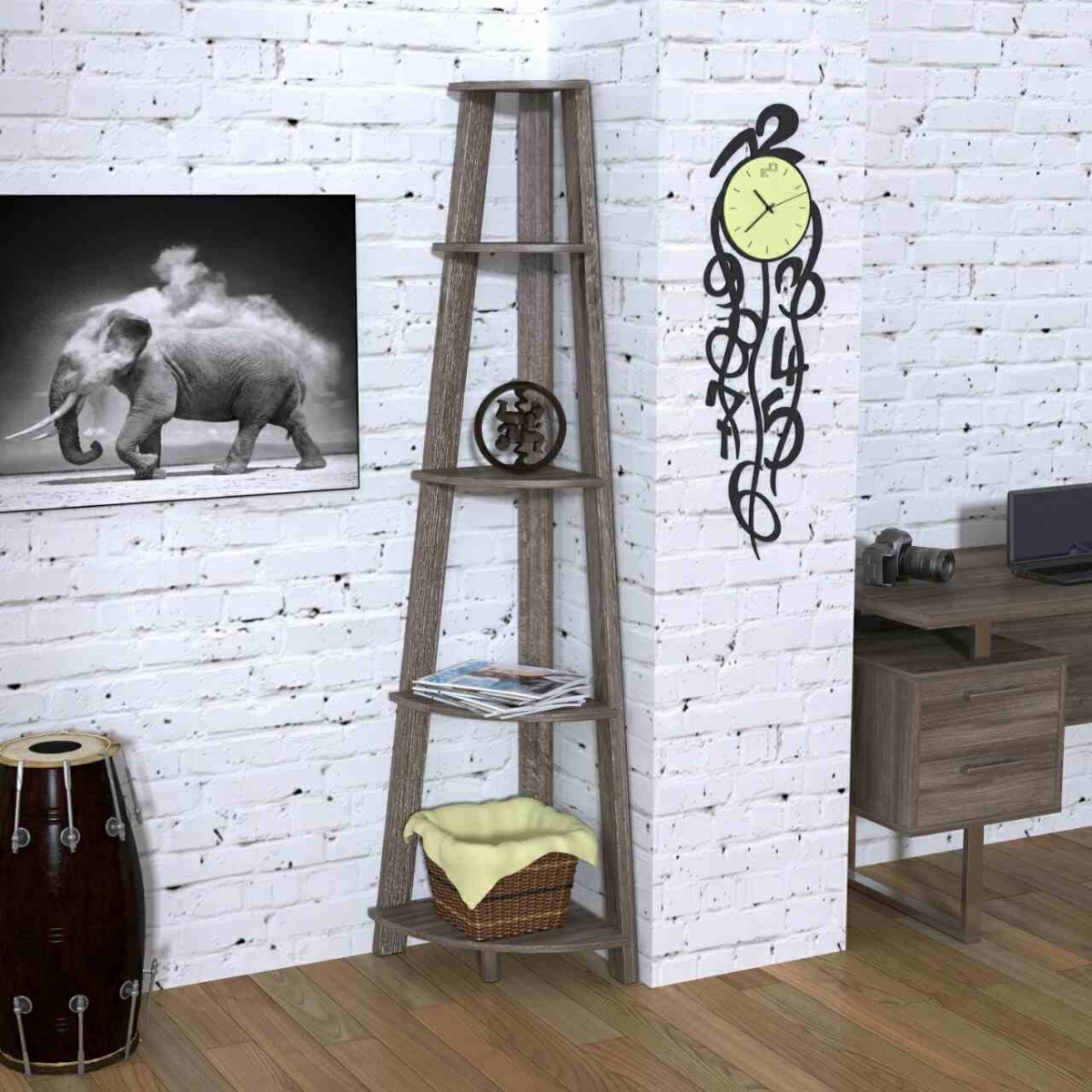 Стеллаж угловой Loft Design L-180 Стеллаж угловой Loft Design L-180