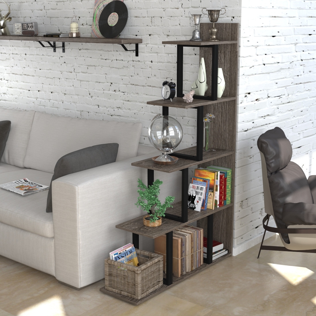 Стеллаж-перегородка Loft Design L-160 Стеллаж-перегородка Loft Design L-160