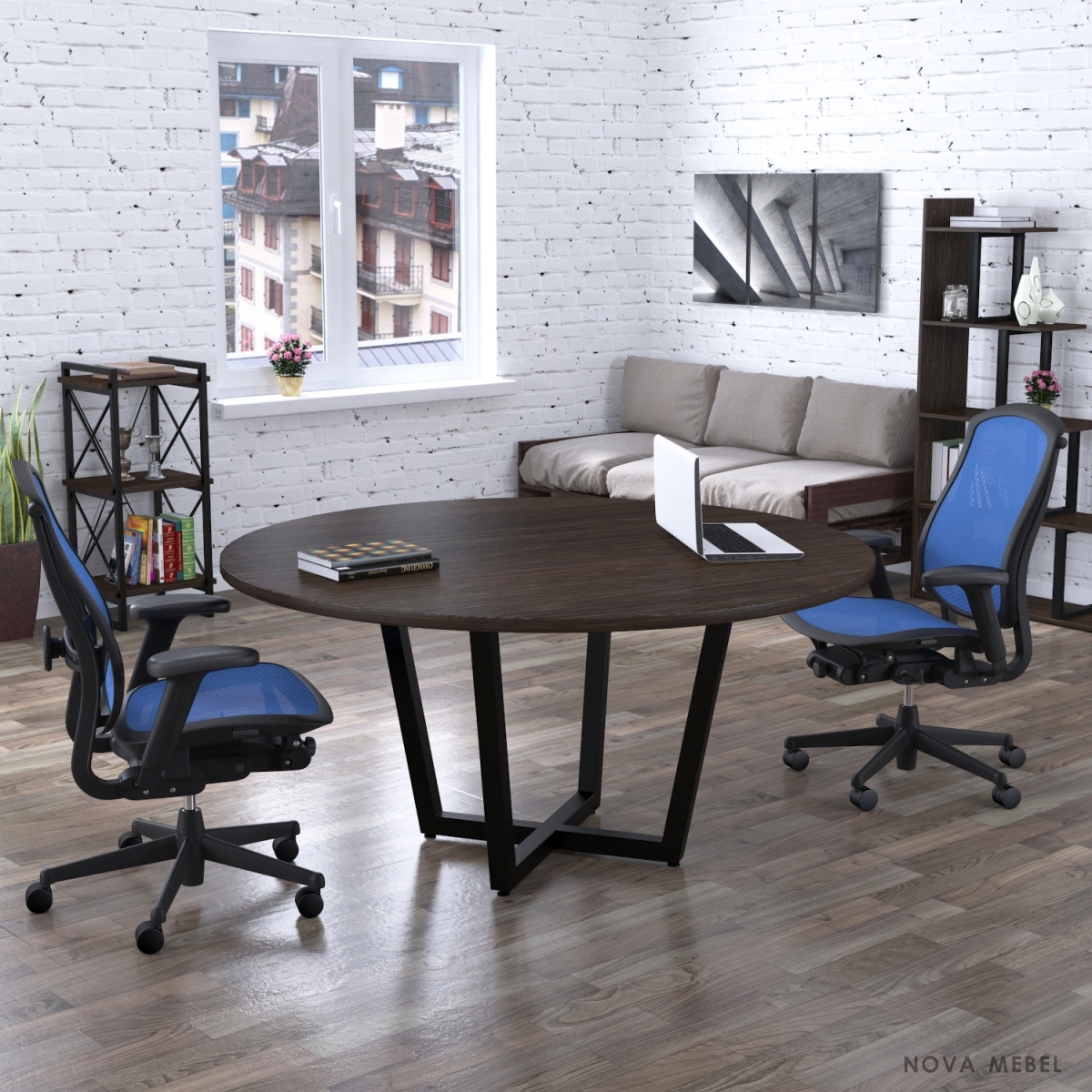 Стол для переговоров Loft design D-1600 Стол для переговоров Loft design D-1600