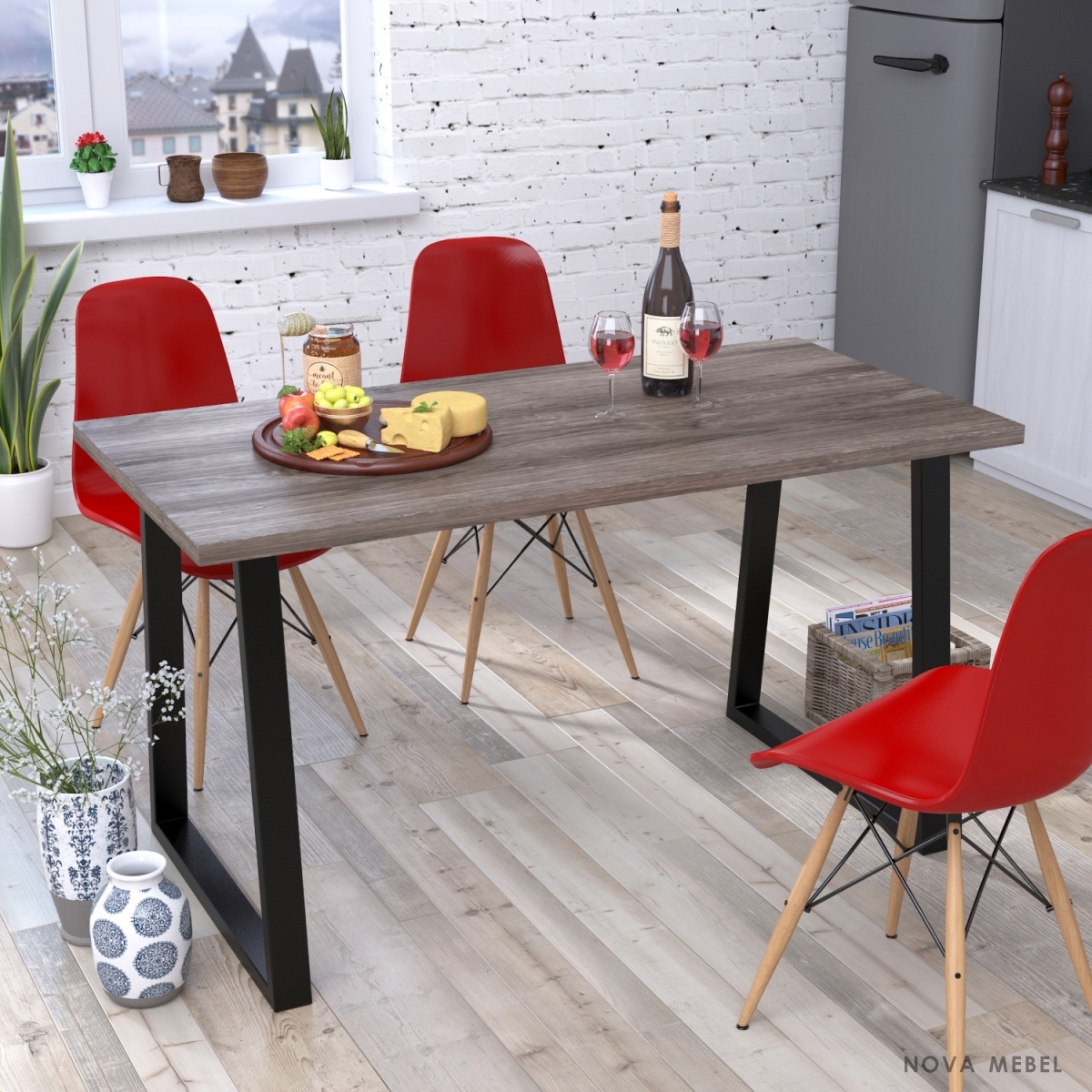 Стол обеденный Титан Loft Design Стол обеденный Титан Loft Design