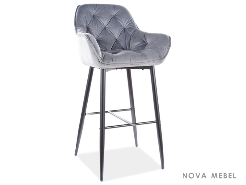 Барный стул CHERRY H-1 VELVET Барный стул CHERRY H-1 VELVET