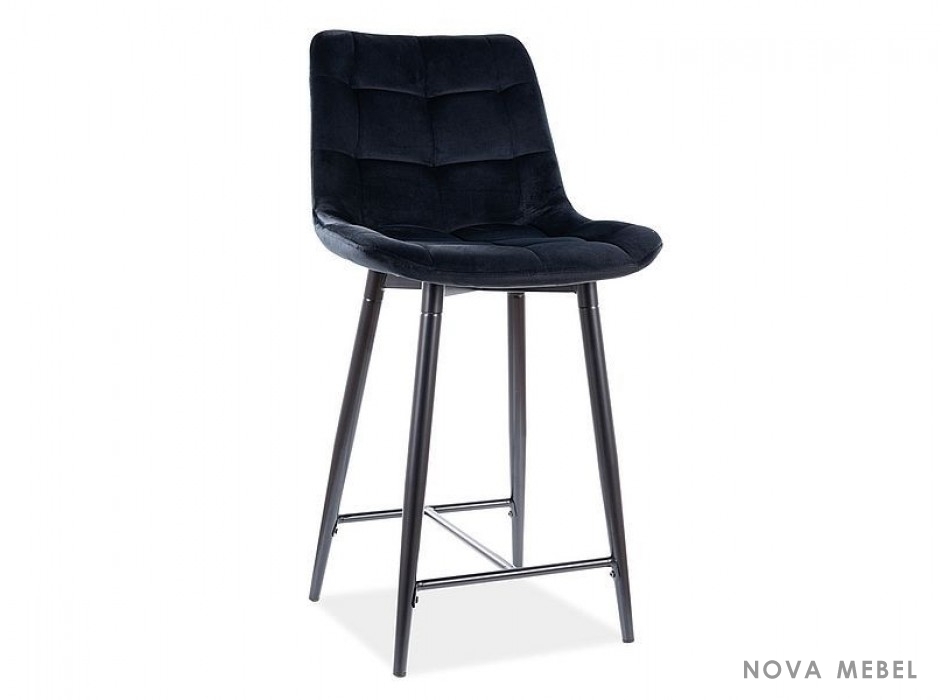 Полубарный стул CHIC H-2 VELVET Полубарный стул CHIC H-2 VELVET