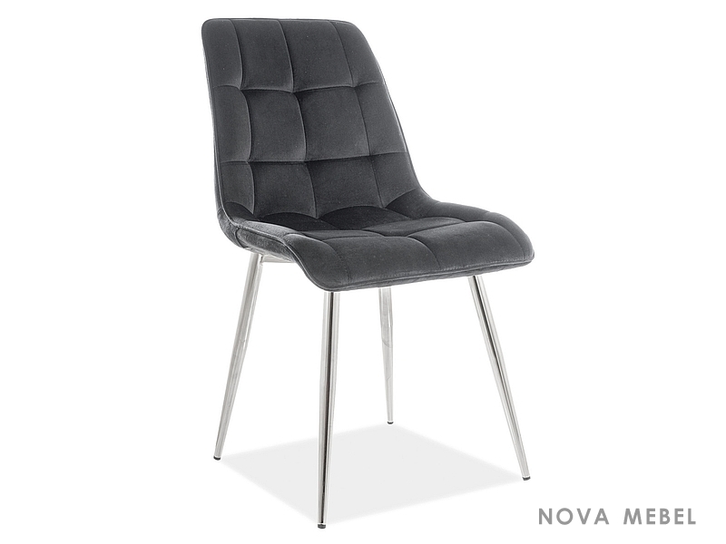 Стул Chic Chrom Velvet Signal Стул Chic Chrom Velvet Signal