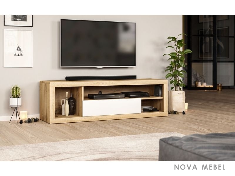 Тумба TV Signal Arte Дуб Вотан/Белый Мат Тумба TV Signal Arte Дуб Вотан/Белый Мат