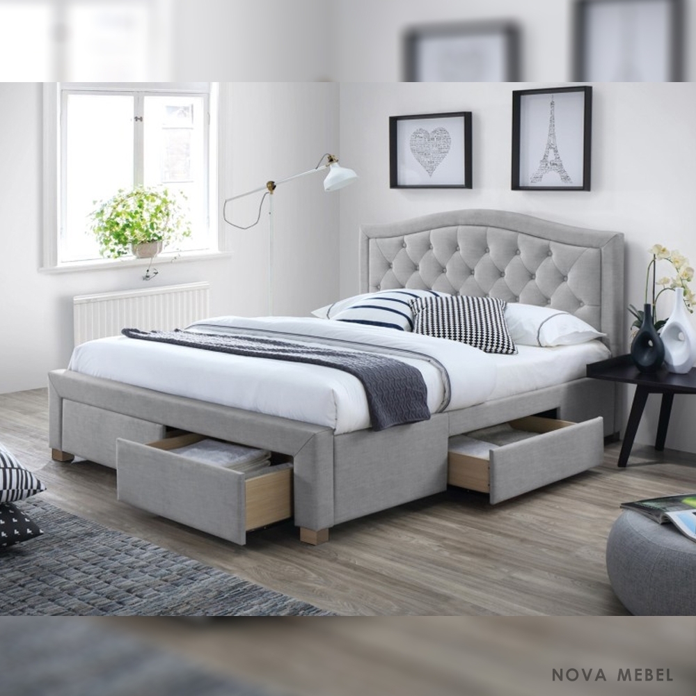 Кровать Signal Electra 140х200 серый Кровать Signal Electra 140х200 серый