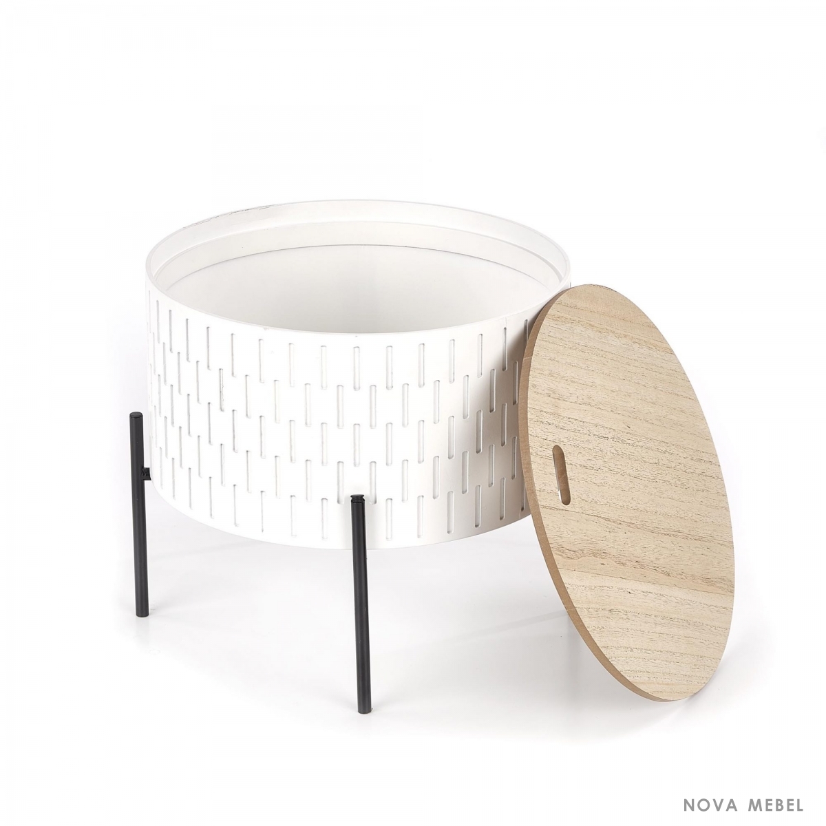 Стол журнальный SINTRA HALMAR белый Стол журнальный SINTRA HALMAR белый
