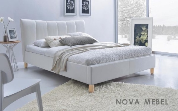 Кровать SANDY 160 HALMAR белый Кровать SANDY 160 HALMAR белый