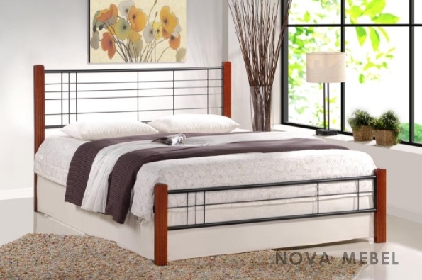Кровать VIERA 160 HALMAR античная черешня Кровать VIERA 160 HALMAR античная черешня